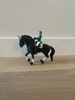 Schleich spring paard met ruiter, Ophalen of Verzenden, Zo goed als nieuw, Paard, Beeldje of Figuurtje