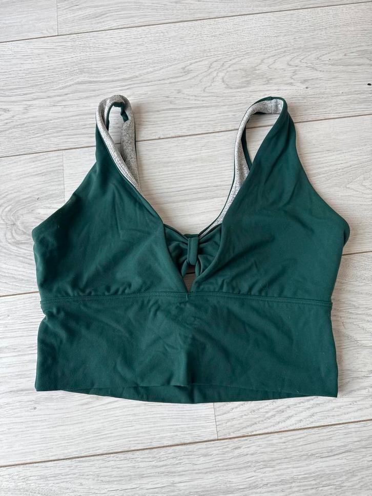 House of Gravity Yoga Top - Smaragd Groen - Maat L, Kleding | Dames, Sportkleding, Zo goed als nieuw, Yoga, Maat 42/44 (L), Groen