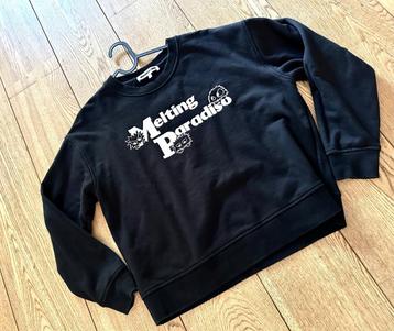 Sweater McQ Trui zwart Maat Zwart wit Melting Paradiso coton beschikbaar voor biedingen