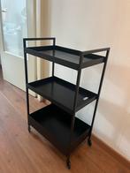 IKEA NISSAFORS roltafel zwart, Huis en Inrichting, Ophalen, Zo goed als nieuw