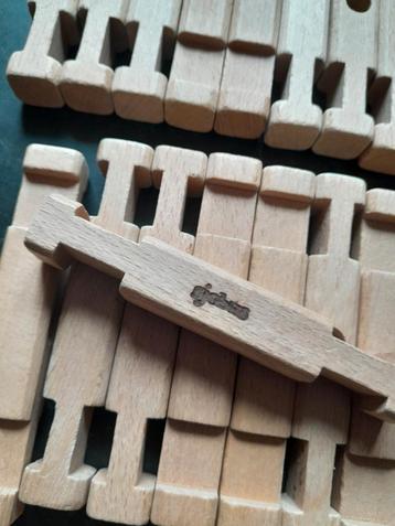 Vintage Sjobus houten bouwblokken blokken beschikbaar voor biedingen