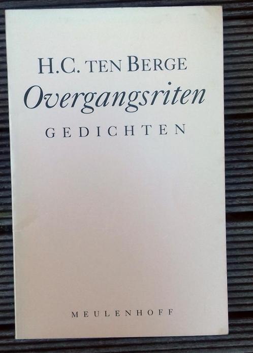 H.C. ten Berge - Overgangsriten, Boeken, Gedichten en Poëzie, Zo goed als nieuw, Eén auteur, Ophalen of Verzenden