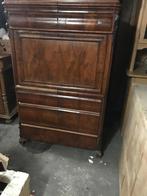 Mahonie secretaire IN DE AAN BIEDING, Ophalen, Gebruikt