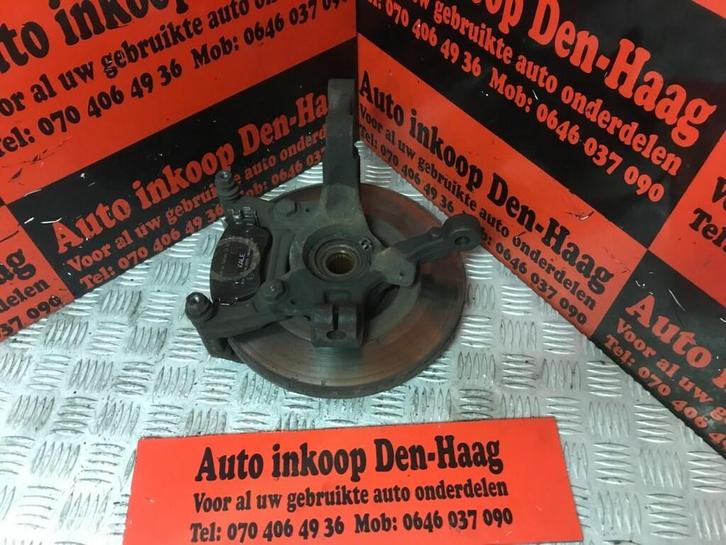 Renault Clio ('05-'12) Fusee Asschenkel Rechtsvoor + ABS, Auto-onderdelen, Ophanging en Onderstel, Renault, Gebruikt, Ophalen of Verzenden