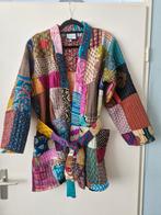 Mooie en kleurrijke kimono/ jasje met bijpassende riem, Ophalen of Verzenden, Zo goed als nieuw, Maat 38/40 (M), Overige kleuren