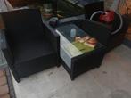 4 delig lounge set met bank, Ophalen, Zo goed als nieuw, Bank