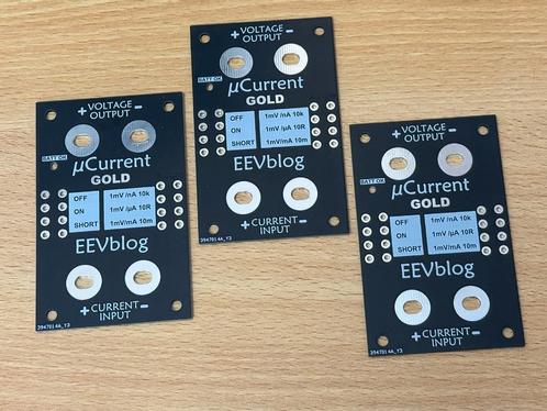 uCurrent Gold (rev.5) PCB (Zwart), Hobby en Vrije tijd, Elektronica-componenten, Nieuw, Ophalen of Verzenden