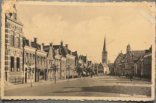 kaart Voorstraat Franeker Friesland, Verzamelen, Ansichtkaarten | Nederland, Friesland, Ophalen of Verzenden