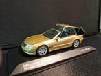 Mercedes Benz R230 SL500 1:43 - 2001 - Gold Metallic, Hobby en Vrije tijd, Modelauto's | 1:43, Ophalen, Nieuw, Auto, MiniChamps