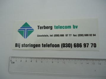 sticker oud Terberg IJsselstein telecom bv retro garage auto beschikbaar voor biedingen