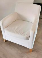2 IKEA karlstad stoelen fauteuils met extra hoezen, Huis en Inrichting, Zo goed als nieuw, Ophalen
