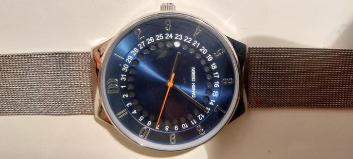 DD collecters item - New York Blue Mesh, Sieraden, Tassen en Uiterlijk, Horloges | Heren, Zo goed als nieuw, Polshorloge, Overige merken