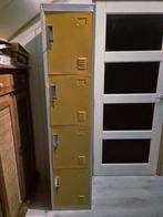 Metalen Locker Kast - 4 Deuren, Huis en Inrichting, Ophalen, Gebruikt, Industrieel