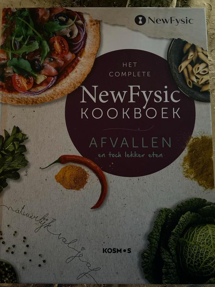 Newfysic kookboek - Afvallen en toch lekker eten!, Boeken, Kookboeken, Zo goed als nieuw, Hoofdgerechten, Overige gebieden, Gezond koken