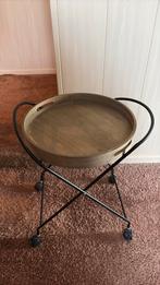 Bijzettafel rolbaar, Minder dan 55 cm, Rond, Zo goed als nieuw, Ophalen