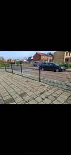 Dubbelstaafmat hekwerk, Tuin en Terras, Ophalen, Zo goed als nieuw, IJzer, Dubbelstaafmat hekwerk