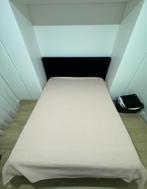 Luxe velvet bed 160x200cm including mattress, Huis en Inrichting, Slaapkamer | Bedden, 160 cm, Blauw, Modern, Stof