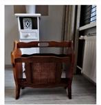 bruin eiken lectuurbak/krantenbak/hoog 48 cm/breed 28 cm, Huis en Inrichting, Woonaccessoires | Krantenbakken en Lectuurbakken