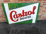 Oud emaille bord castrol, Ophalen, Gebruikt, Reclamebord