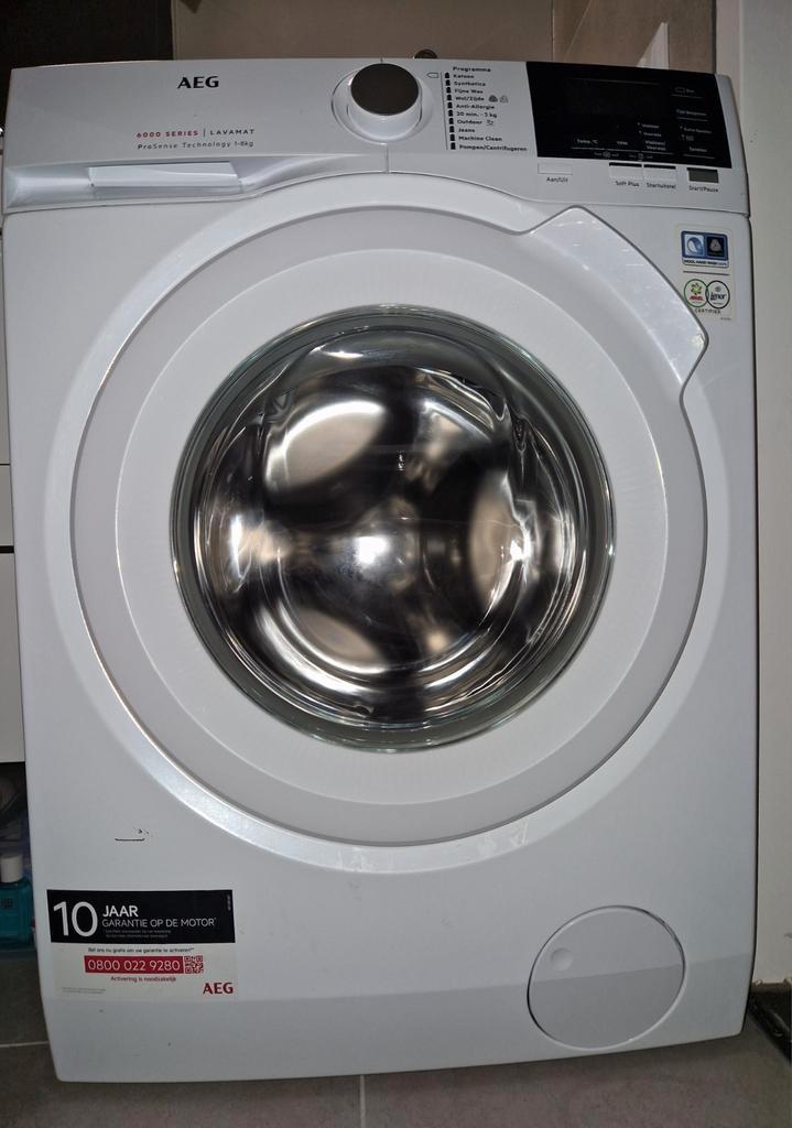 AEG Wasmachine 6000 series LAVAMAT 8kg, Witgoed en Apparatuur, Wasmachines, Gebruikt, 6 tot 8 kg, 85 tot 90 cm, 1200 tot 1600 toeren