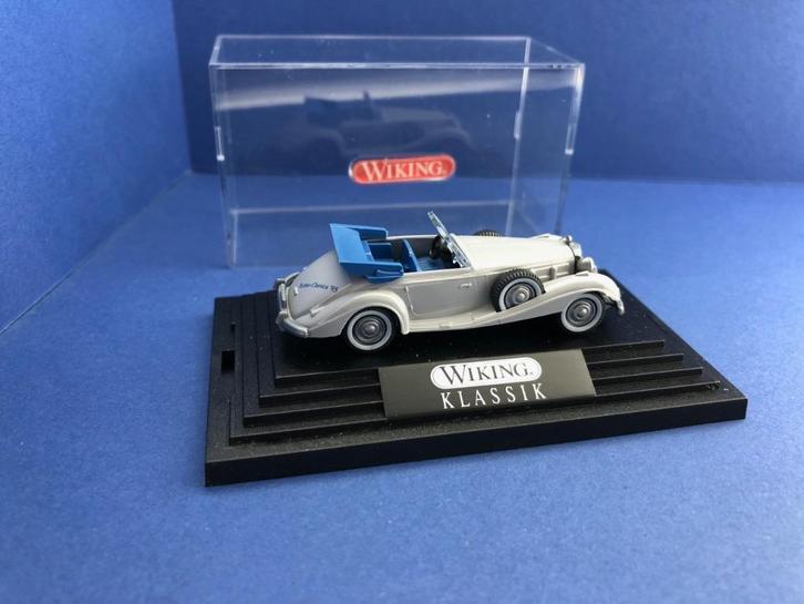 wiking 79903 MERCEDES BENZ 540 k grijs blauw 1/87, Hobby en Vrije tijd, Modelauto's | 1:87, Nieuw, Bus of Vrachtwagen, Rietze