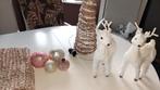 oud roze,zilver luxe bal, witte rendier. deco verlichting, Ophalen of Verzenden, Zo goed als nieuw