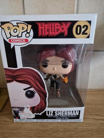 Funko pop liz sherman nr 02 hellboy  beschikbaar voor biedingen