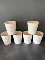 Bloempotten, Ophalen of Verzenden, Zo goed als nieuw, Rond, Minder dan 25 cm