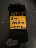 Heren werksokken 25 paar (43-46) nieuw, Ophalen of Verzenden, Nieuw, Maat 43 t/m 46, Zwart