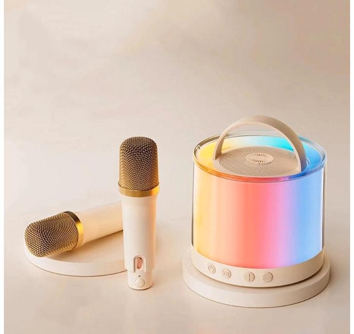 Karaoke Set met Microfoons en Speaker, Audio, Tv en Foto, Karaoke-apparatuur, Nieuw, Overige typen, Ophalen of Verzenden