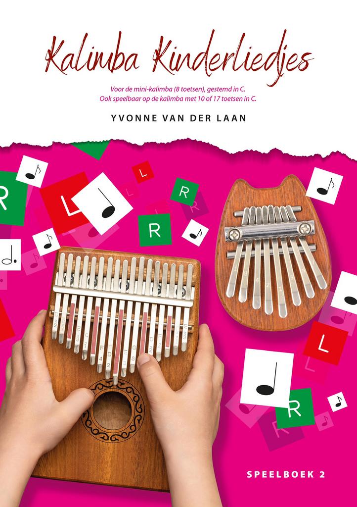 Kalimba - Kinderliedjes - Speelboek 2, Muziek en Instrumenten, Bladmuziek, Zo goed als nieuw, Les of Cursus, Ophalen of Verzenden