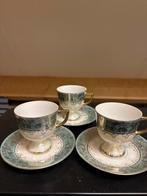 Theekopjes met Schotels - Vintage Stijl, Ophalen, Gebruikt, Overige stijlen, Kop(pen) en/of Schotel(s)
