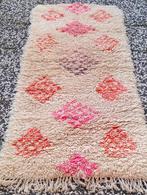 189x75cm Handgeknoopt Berber kleed wol hoogpolig, Ophalen of Verzenden, Zo goed als nieuw, Rechthoekig, 200 cm of meer