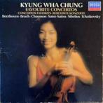 3 x LP Kyung Wha Chung - Favourite Concertos, Gebruikt, Verzenden, 12 inch, Orkest of Ballet