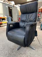 Relexstoel, Huis en Inrichting, Stoelen, Ophalen, Gebruikt, Bruin, Leer