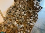 Natuursteenkeitjes, kinderhoofdjes, Ophalen, Gebruikt, Graniet, Antraciet