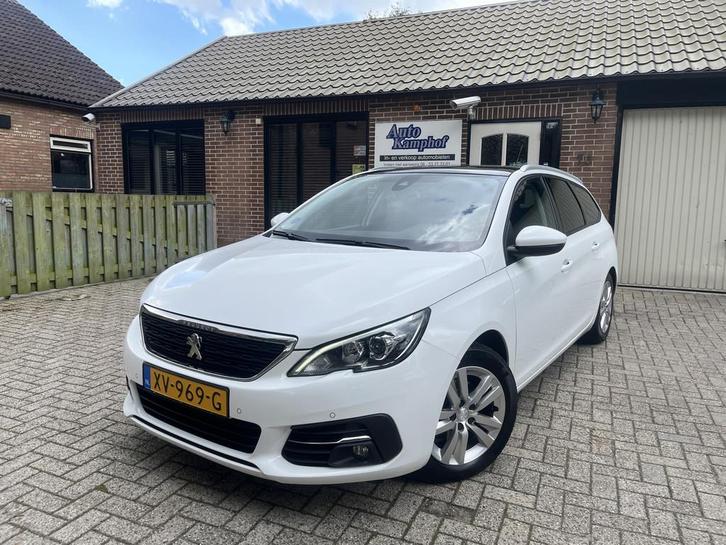 Peugeot 308 SW 1.2 PureTech Blue Lease Executive Panodak, Auto's, Peugeot, Bedrijf, Te koop, ABS, Airbags, Airconditioning, Alarm