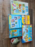 Diverse Kinderspellen - domino, dubbelen, Dino bijt, Gebruikt, Diverse, Ophalen of Verzenden, Een of twee spelers