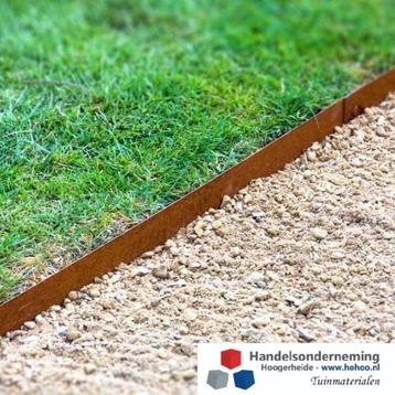 Kantopsluiting corten roest stoere look tuin opsluitrand pad beschikbaar voor biedingen