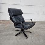 Vintage draai fauteuil, Huis en Inrichting, Fauteuils, Gebruikt, Ophalen