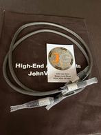 Full solid core silver John van Gent Nieuw!, Ophalen of Verzenden, Minder dan 2 meter, Interlink-kabel