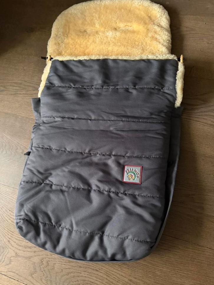 Fellhof voetenzak lamswol, Kinderen en Baby's, Buggy's, Zo goed als nieuw, Voetenzak, Ophalen