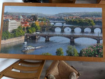 Castorland Panorama puzzel Bruggen in Praag, 4000 stukjes. beschikbaar voor biedingen