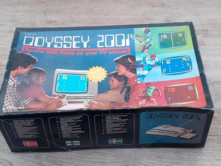 Vintage Odyssey 2001 game console, jaren 70, Spelcomputers en Games, Spelcomputers | Overige, Zo goed als nieuw, Ophalen of Verzenden