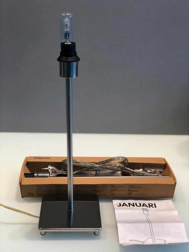 IKEA Januari Lamp - Nieuw in Doos 2x, Huis en Inrichting, Lampen | Tafellampen, Nieuw, Minder dan 50 cm, Ophalen