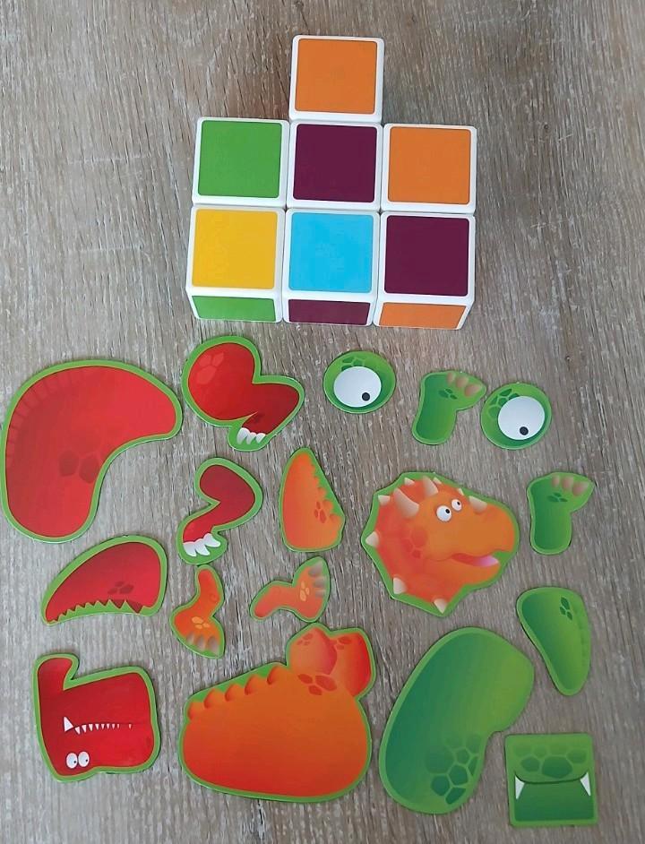 Geomag magicube dinosaurs magnetisch speelgoed blokken, Kinderen en Baby's, Speelgoed | Bouwstenen, Zo goed als nieuw, Overige merken