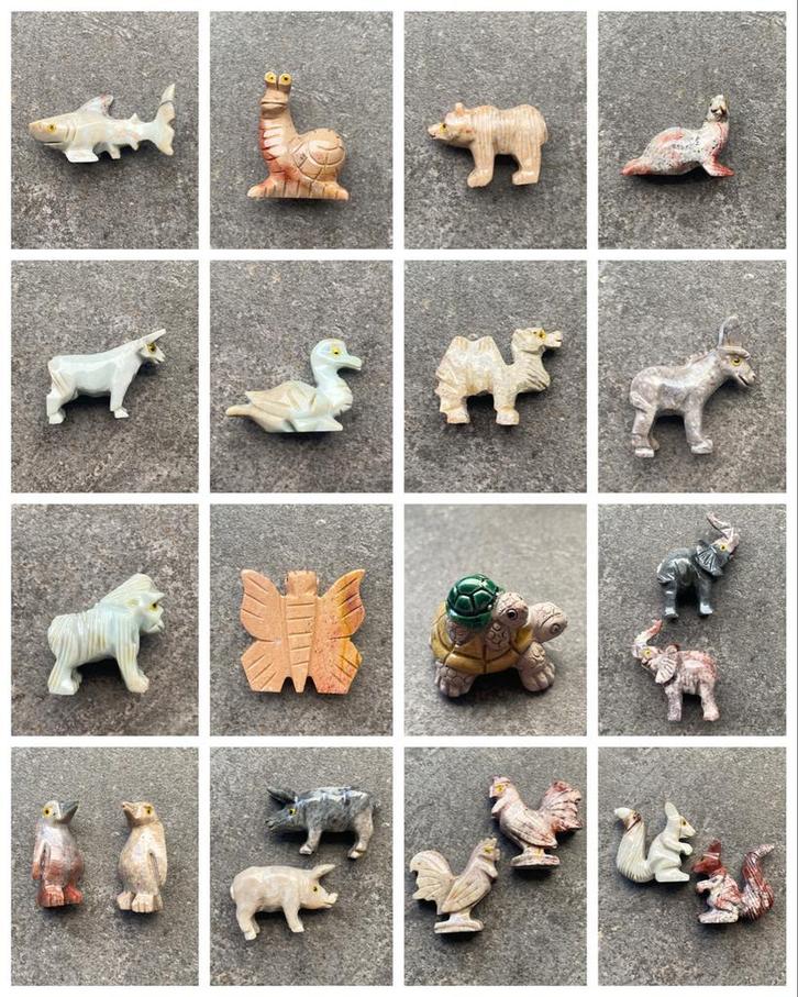 Dieren Beeldjes, Antiek en Kunst, Kunst | Beelden en Houtsnijwerken, Ophalen of Verzenden