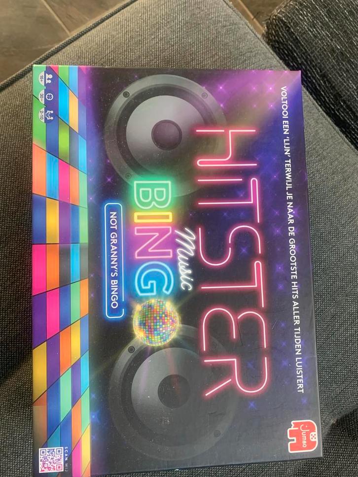 Hitster Music Bingo - Nieuw!, Hobby en Vrije tijd, Gezelschapsspellen | Bordspellen, Nieuw, Een of twee spelers, Ophalen