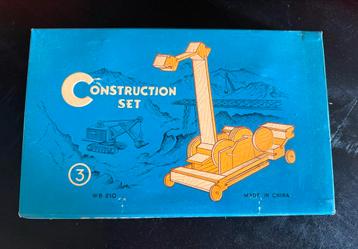 Vintage Houten Bouwset - Jaren 50 - Nieuw! beschikbaar voor biedingen