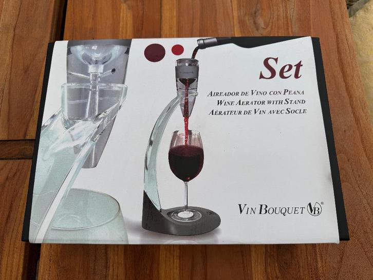 Vin Bouquet wijn beluchter: decanteerder voor wijn, Huis en Inrichting, Keuken | Keukenbenodigdheden, Zo goed als nieuw, Ophalen of Verzenden